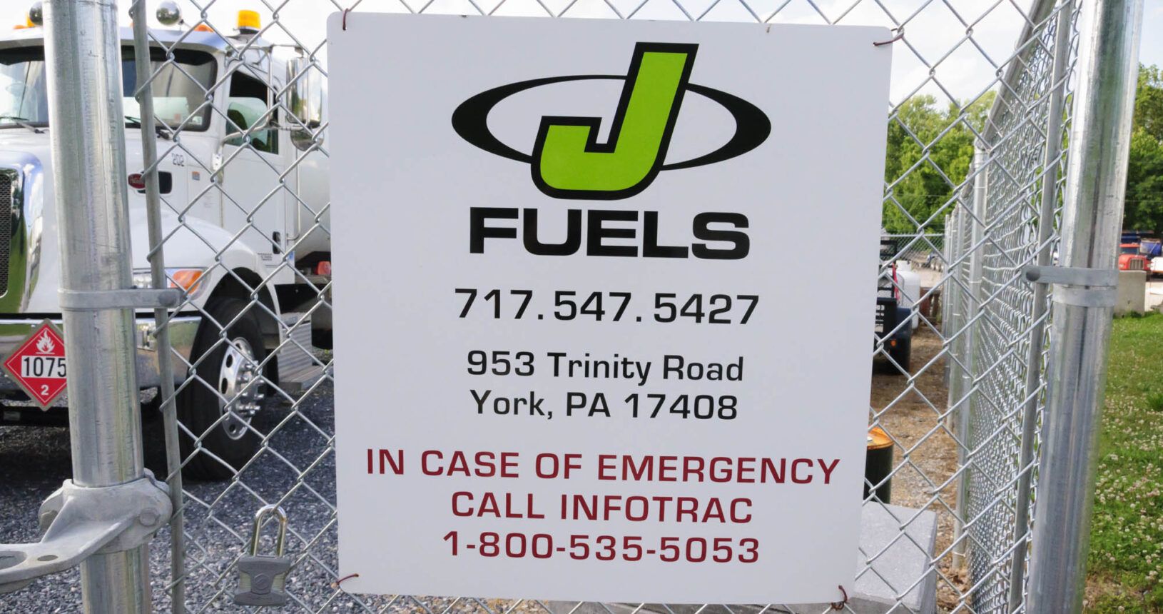 J Fuels sign
